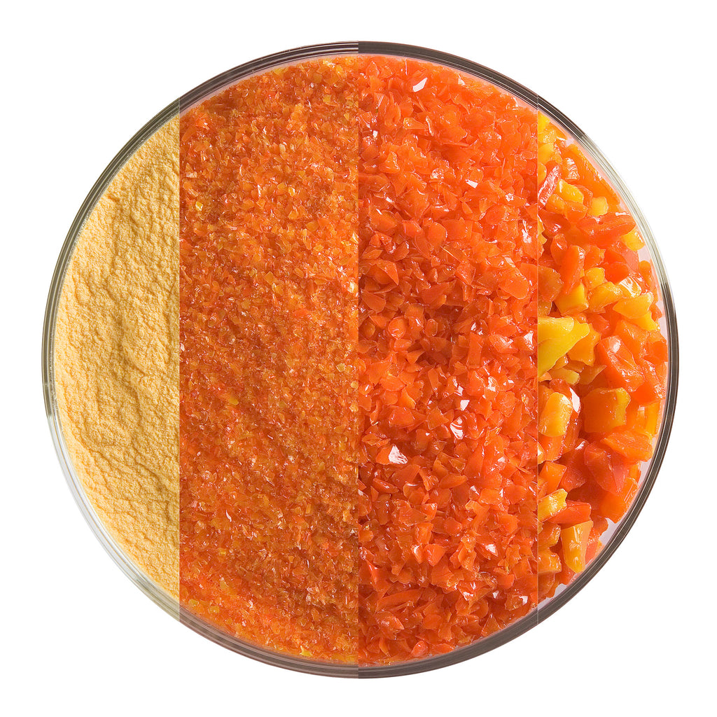 BE - 0125 Orange Opal Frit