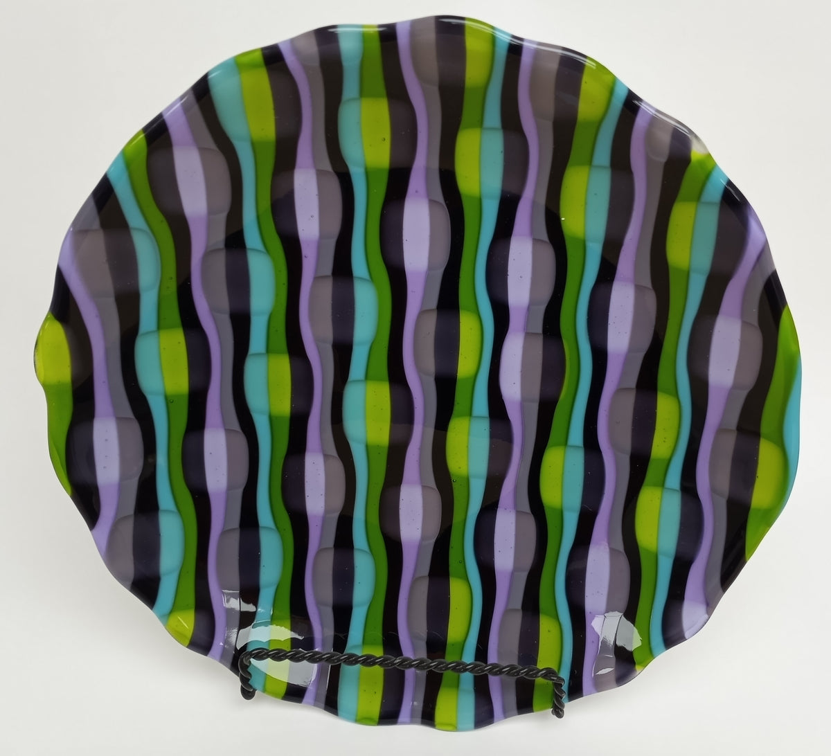 BIG Funky Plate/Bowl Project Melt Glass Art Supply