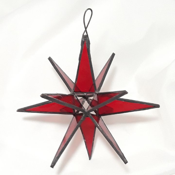 Stained Glass 104: Moravian Star (x2)