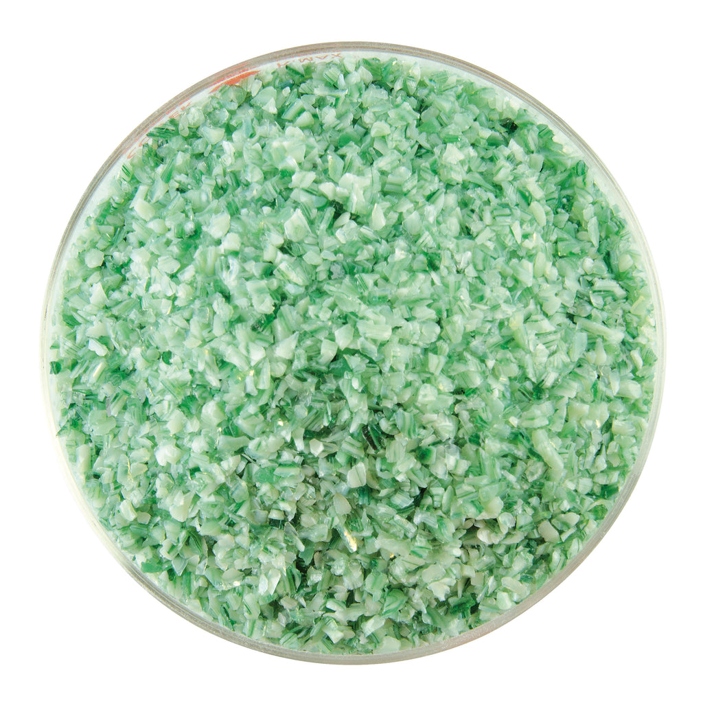 BE - 2112 Mint Opal/Aventurine Green Streaky Frit