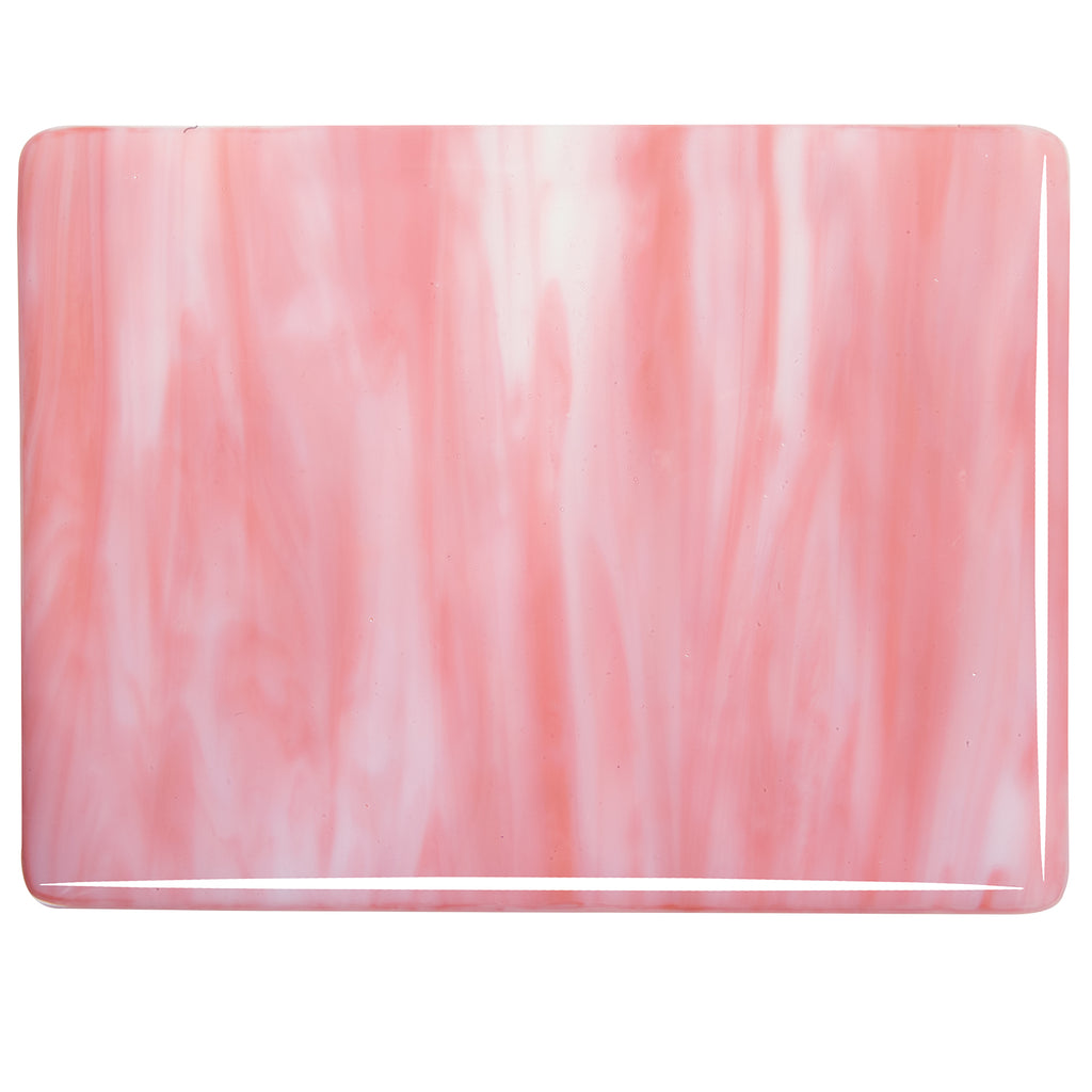 BE - 2305 White/Salmon Pink Opal Streaky Sheet