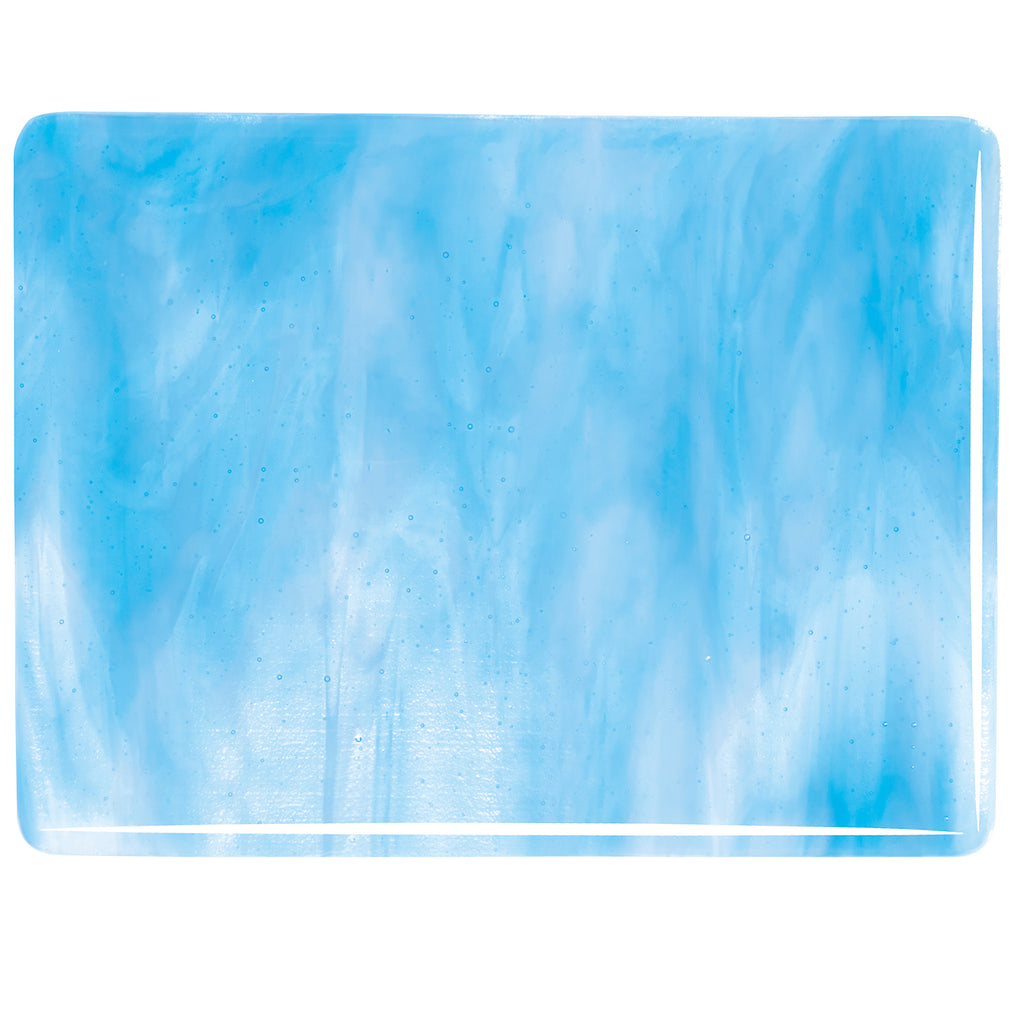 BE - 3116 Clear/Turquoise/White Streaky Sheet