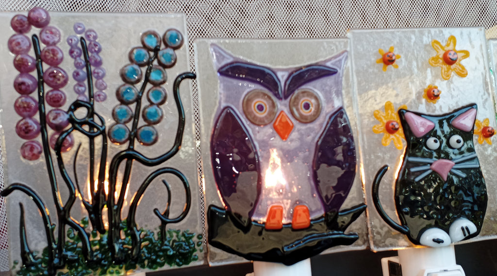 Fused Glass Nightlights or Votives Project