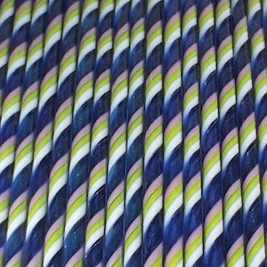 MM - Watercolor Twisty Cane COE 90